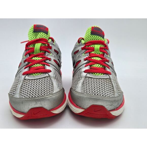 Nike Dual Fusionlite Running Athletic Womens Shoes Grey Green Pink Size 8 - Picture 5 of 7